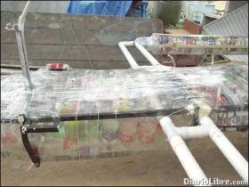 Barco de Desechos Plasticos